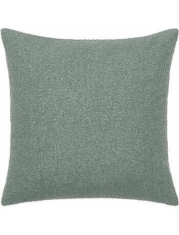Juego de cama de 2 piezas de felpa con ribete a cuadros: funda nórdica + funda de almohada