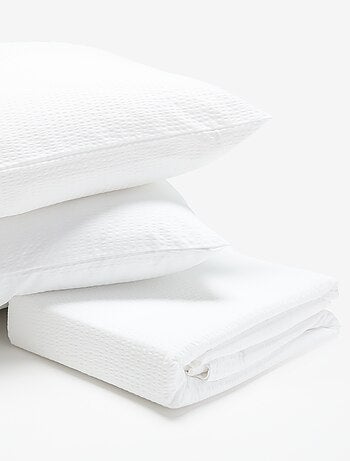 Juego de cama de 2 piezas Funda nórdica + fundas de almohada - 200 x 200 cm - KIABI Home