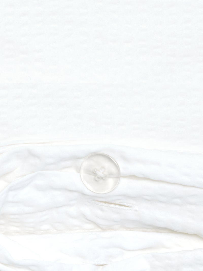 Juego de cama de 2 piezas Funda nórdica + fundas de almohada - 200 x 200 cm - KIABI Home Blanco - Kiabi