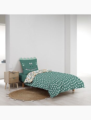 Juego de cama de 2 piezas reversible de dinosaurio