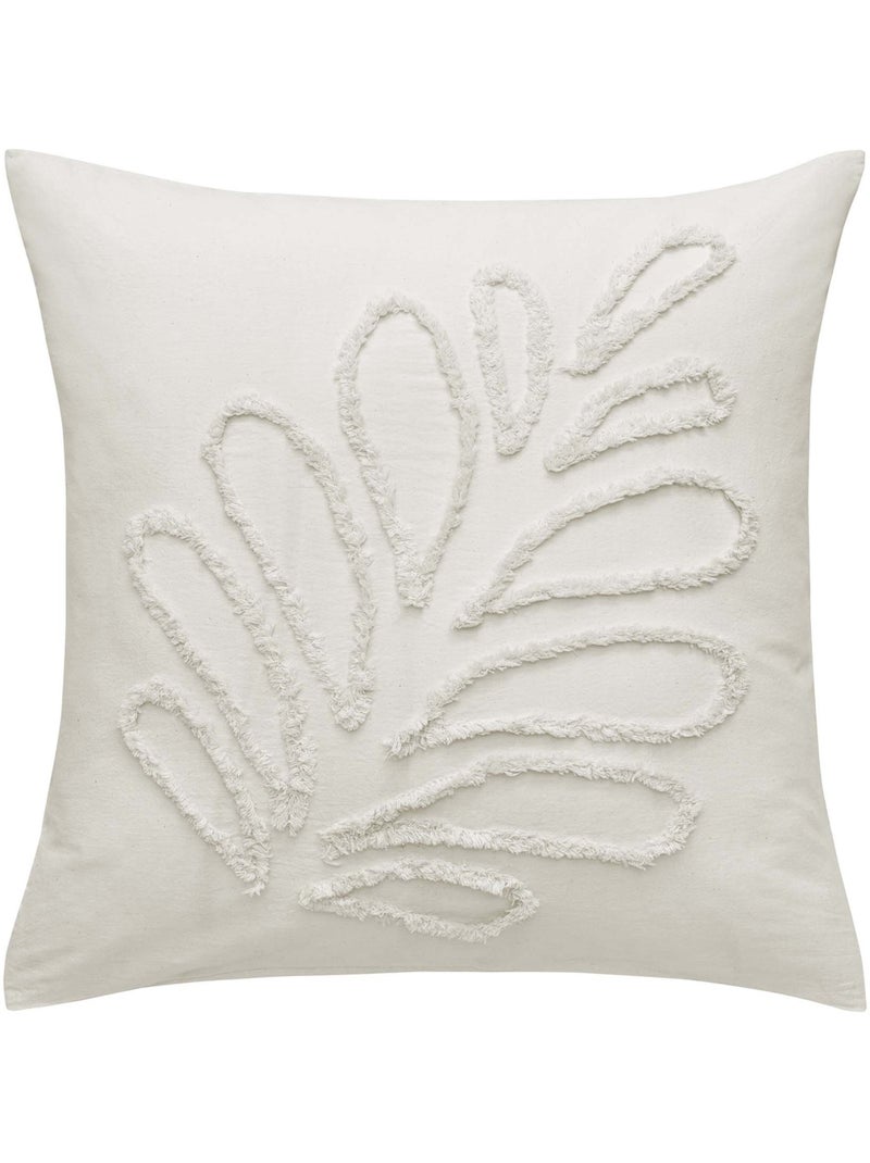 Juego de cama de 3 piezas, 100 % algodón tufting, con funda nórdica y fundas de almohada Blanco - Kiabi