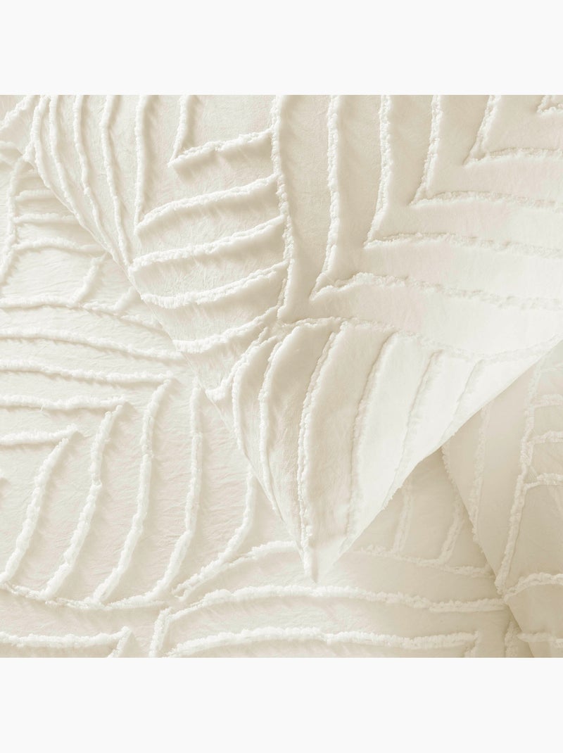 Juego de cama de 3 piezas con acolchado Beige claro - Kiabi