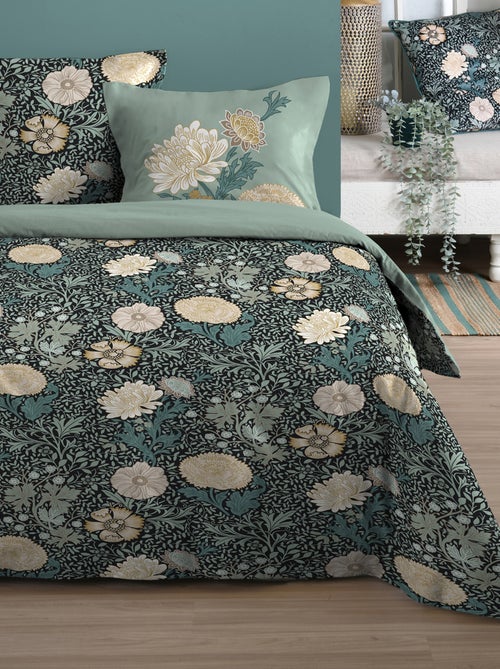 Juego de cama de 3 piezas de algodón floral - Kiabi Juego de cama de 3 piezas de algodón floral - Kiabi
