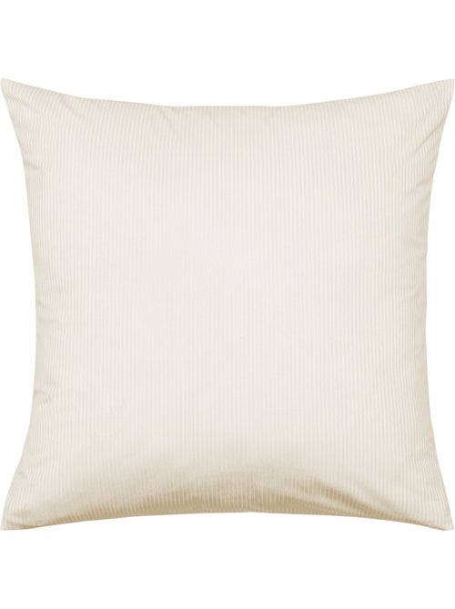 Juego de cama de 3 piezas de terciopelo acanalado liso: funda nórdica + fundas de almohada - Kiabi