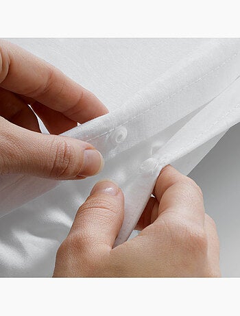 Juego de cama de 3 piezas en algodón con diseño de hojas + fundas de almohada