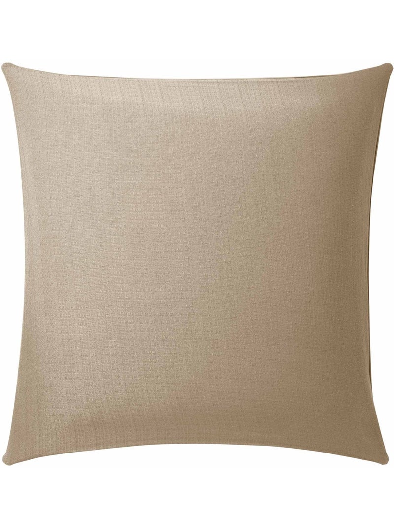 Juego de cama de 3 piezas en algodón liso en relieve + fundas de almohada Beige gris - Kiabi