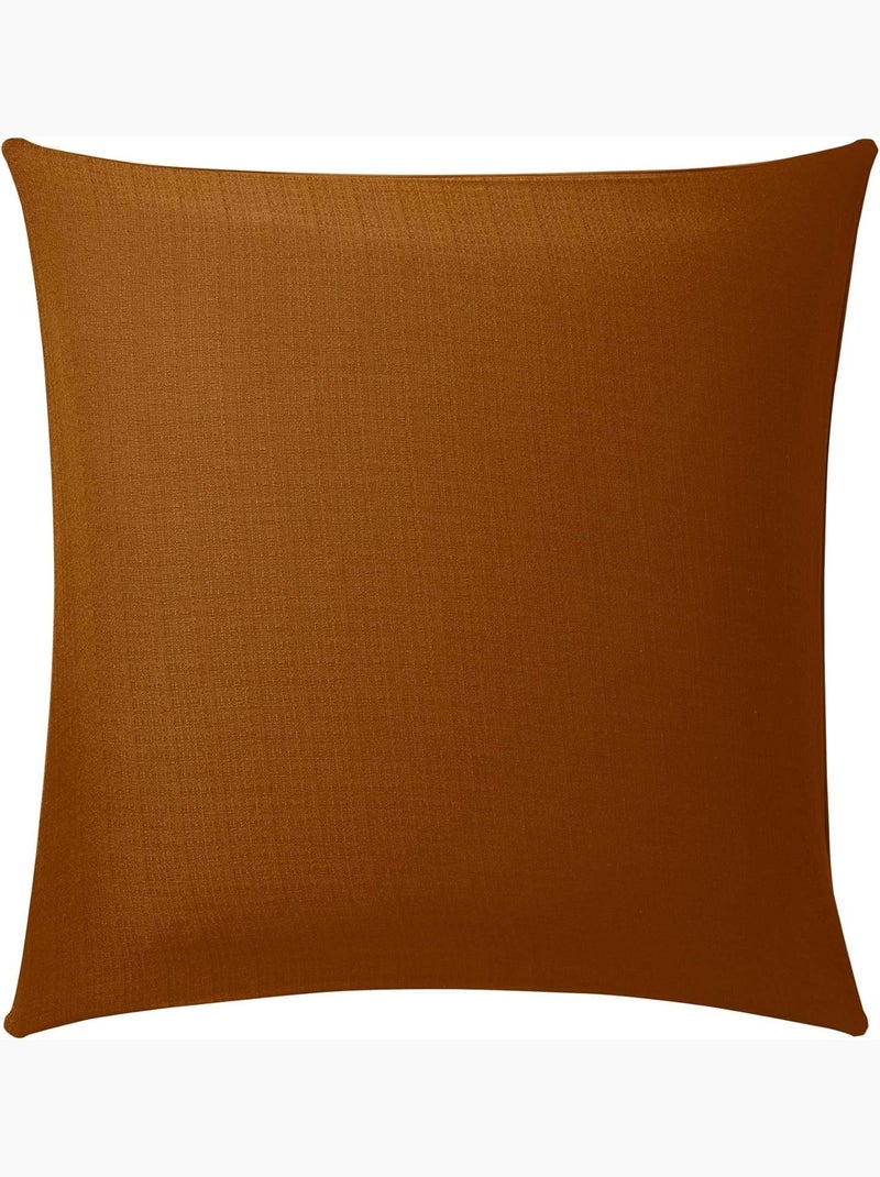 Juego de cama de 3 piezas en algodón liso en relieve + fundas de almohada Marrón claro - Kiabi