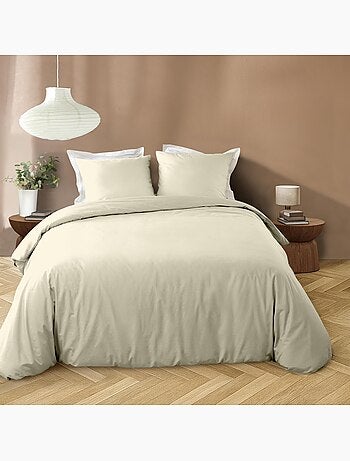 Juego de cama de 3 piezas en funda de microfibra lavada lisa + fundas de almohada