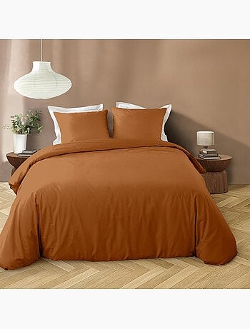 Juego de cama de 3 piezas en funda de microfibra lavada lisa + fundas de almohada