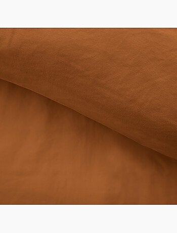 Juego de cama de 3 piezas en funda de microfibra lavada lisa + fundas de almohada