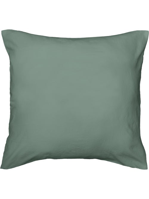 Juego de cama de 3 piezas en funda de microfibra lavada lisa + fundas de almohada - Kiabi