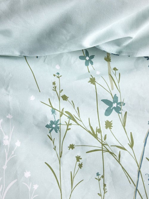 Juego de cama de 3 piezas estilo flores primaverales - Kiabi