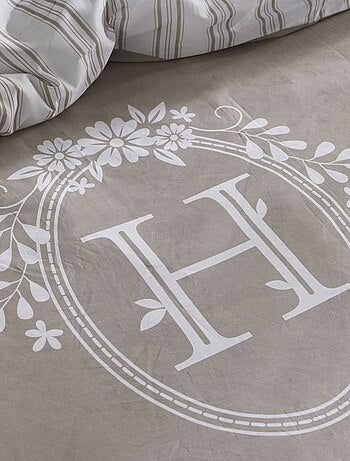 Juego de cama de 3 piezas estilo Home a rayas