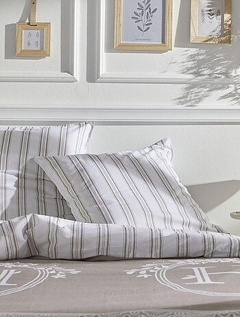 Juego de cama de 3 piezas estilo Home a rayas