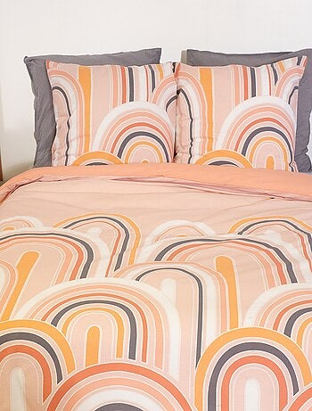 Juego de cama de 3 piezas para 2 personas - Funda nórdica + 2 fundas de almohada