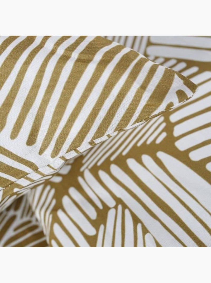 Juego de cama de algod?n puro, 240 x 220 cm, ?frica - AFIBEL Marr?n - Kiabi