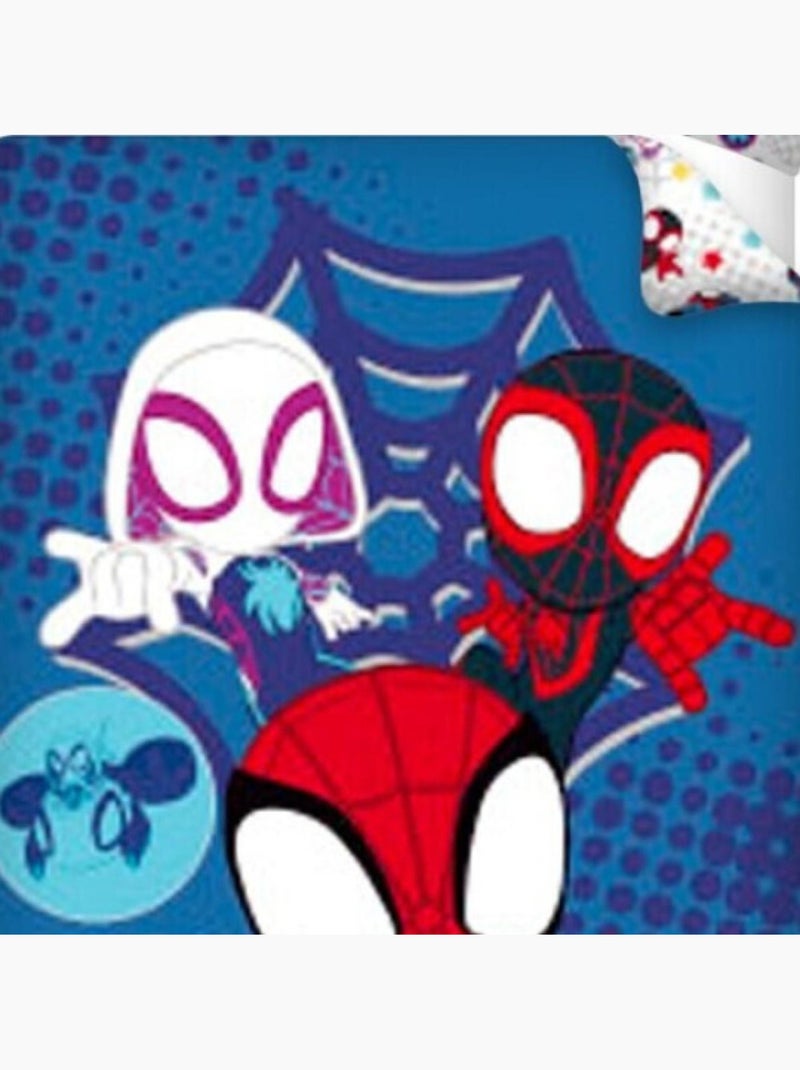 Juego de cama de algodón aymax spiderman Azul - Kiabi