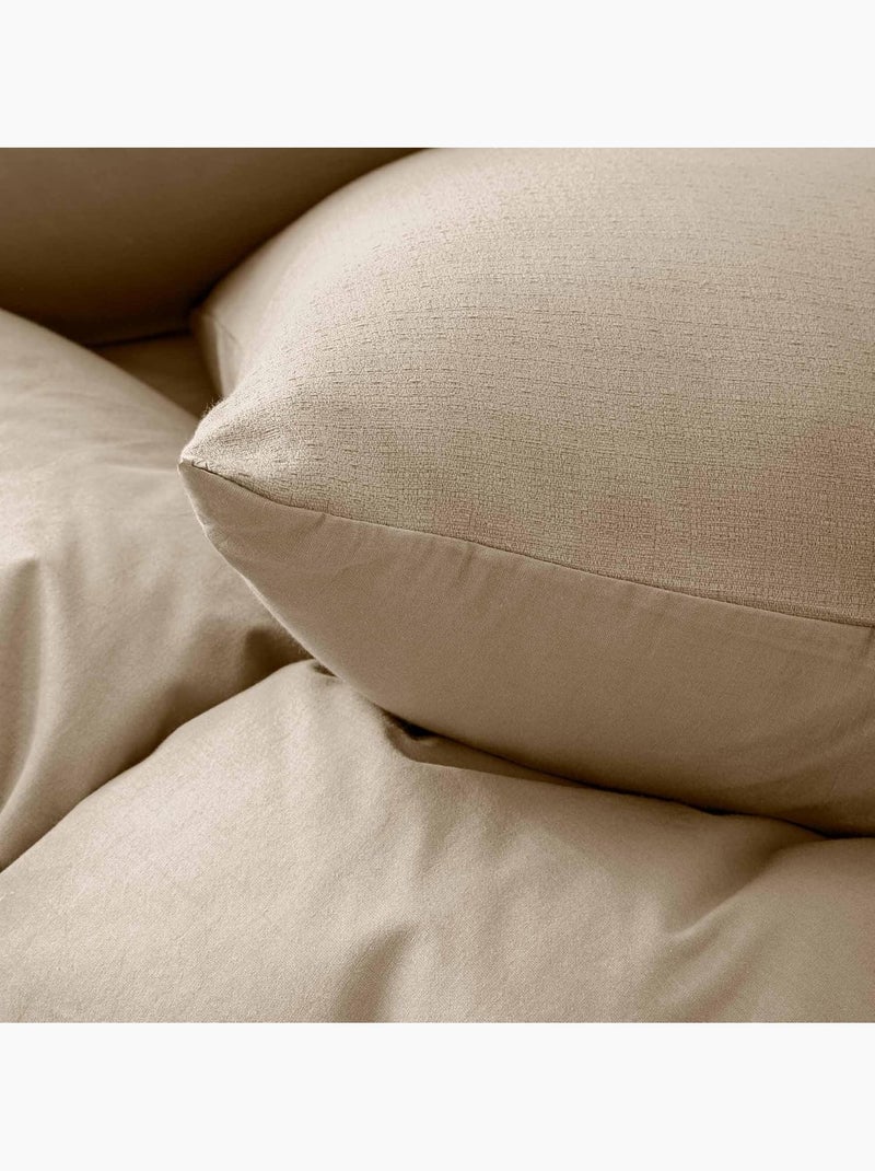 Juego de cama de algodón clara douceur d'intérieur Beige - Kiabi