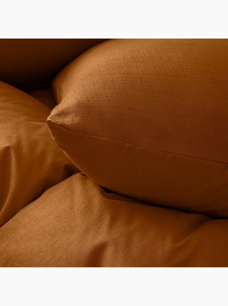 Juego de cama de algodón clara douceur d'intérieur Marrón - Kiabi