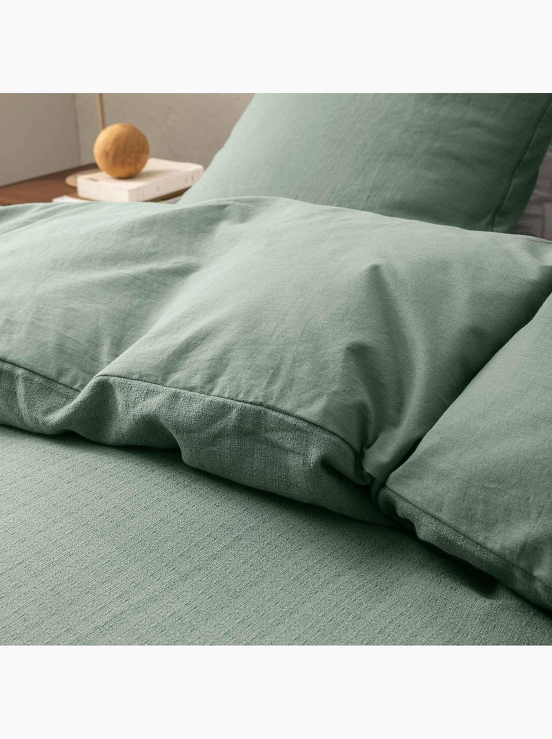 Juego de cama de algodón clara douceur d'intérieur Verde - Kiabi