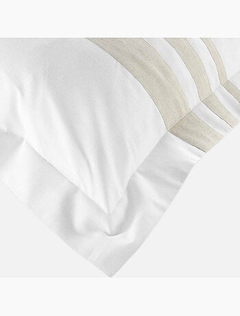 Juego de cama de algodón con acabado de lino