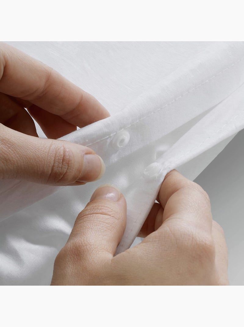Juego de cama de Algodón Diego PROMO LINGE Blanco Marrón - Kiabi