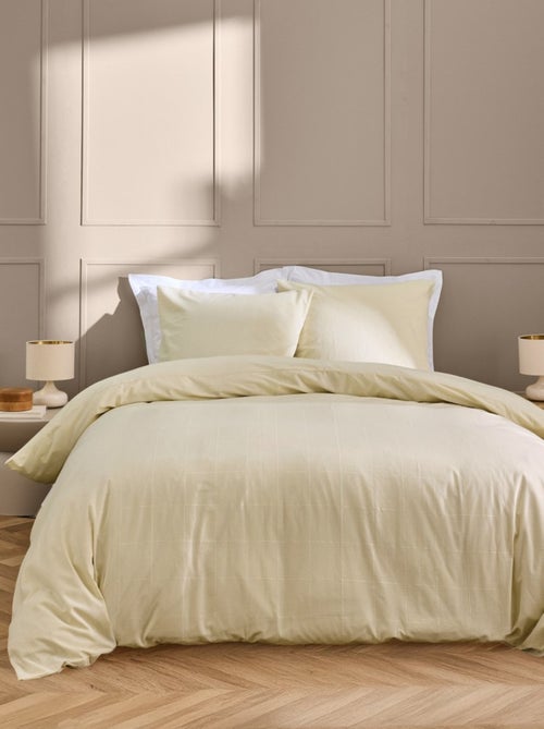 Juego de cama de Algodón Linella Ivoire Douceur d'Intérieur - Kiabi Juego de cama de Algodón Linella Ivoire Douceur d'Intérieur - Kiabi