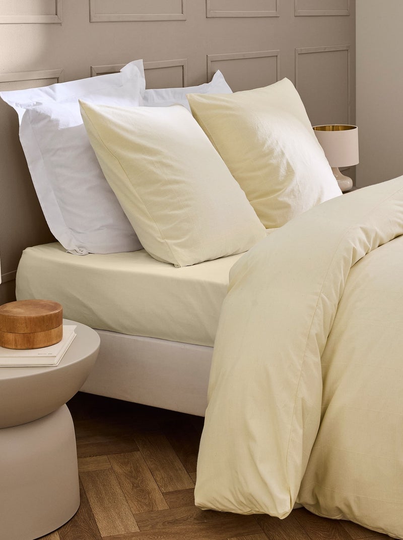 Juego de cama de Algodón Linella Ivoire Douceur d'Intérieur Beige arena - Kiabi