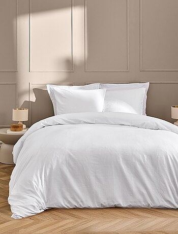 Juego de cama de algodón linella ivoire douceur d'intérieur