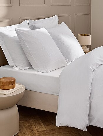 Juego de cama de algodón linella ivoire douceur d'intérieur