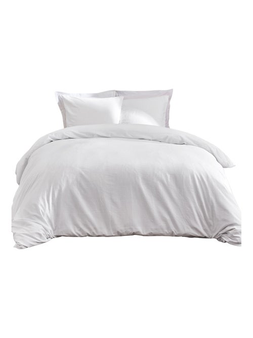 Juego de cama de Algodón Linella Ivoire Douceur d'Intérieur - Kiabi Juego de cama de Algodón Linella Ivoire Douceur d'Intérieur - Kiabi