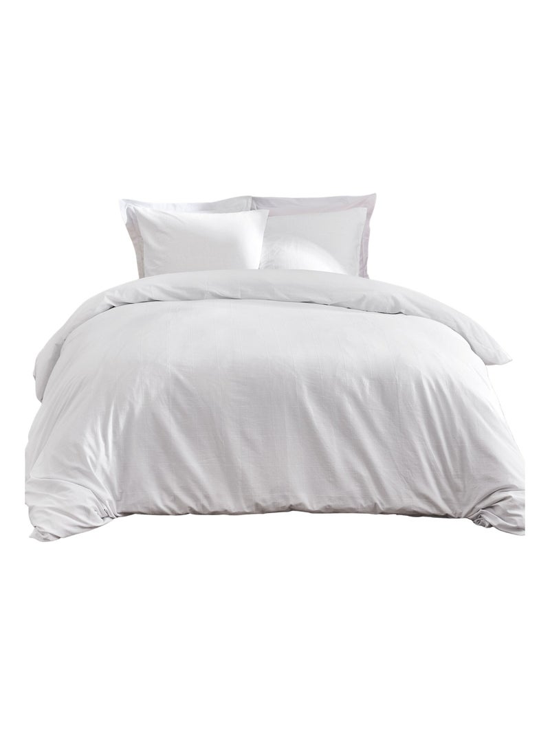 Juego de cama de Algodón Linella Ivoire Douceur d'Intérieur Blanco - Kiabi