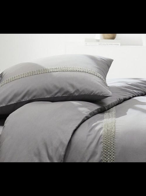 Juego de cama de Algodón Luxury Macrame PROMO LINGE - Kiabi Juego de cama de Algodón Luxury Macrame PROMO LINGE - Kiabi