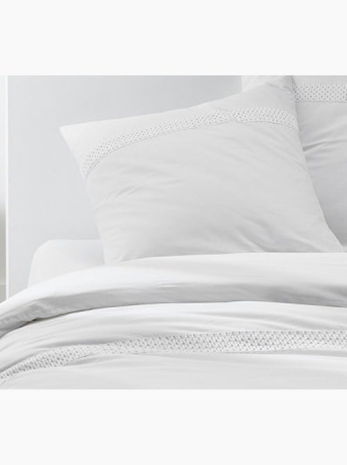 Juego de cama de Algodón Luxury Macrame PROMO LINGE - Kiabi Juego de cama de Algodón Luxury Macrame PROMO LINGE - Kiabi