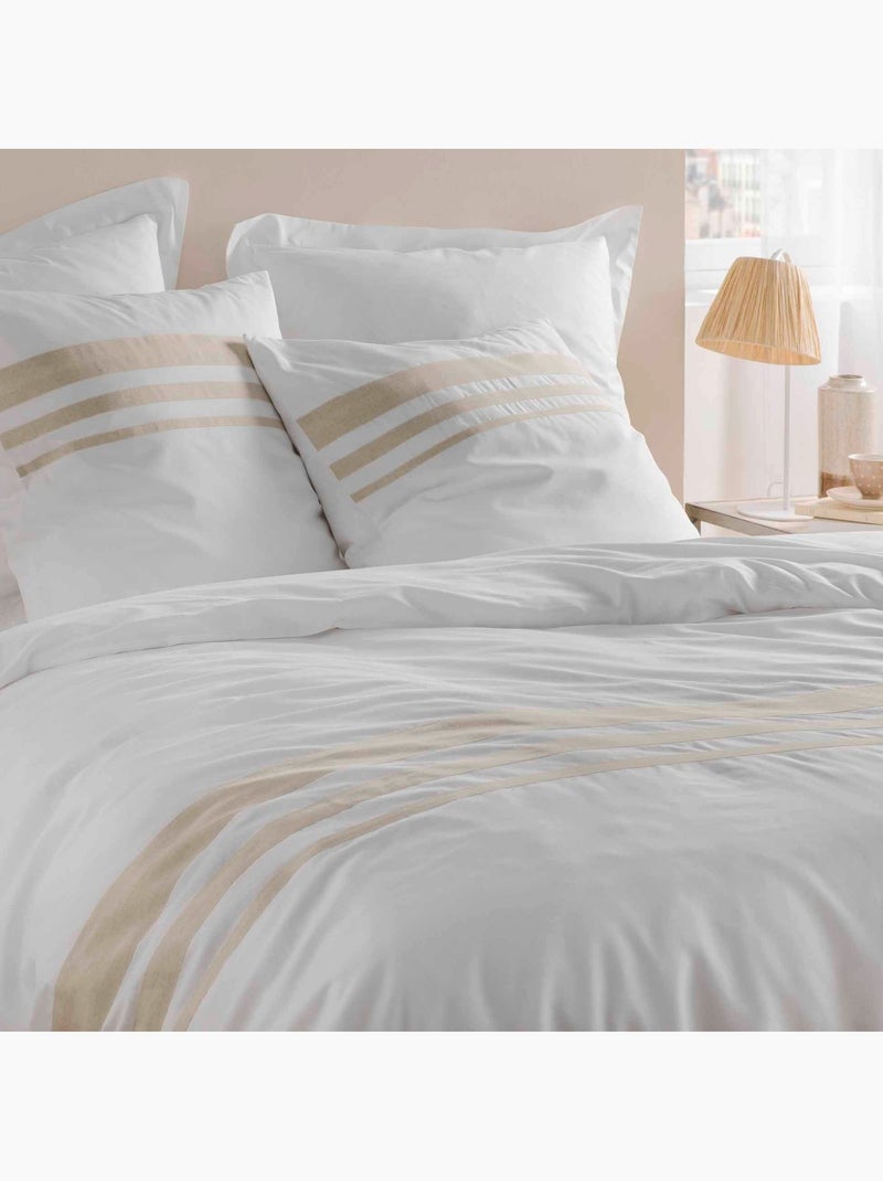 Juego de cama de Algodón Margaux Douceur d'Intérieur Blanco - Kiabi