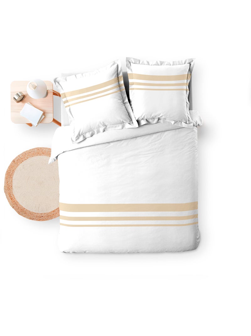 Juego de cama de Algodón Margaux Douceur d'Intérieur Blanco - Kiabi