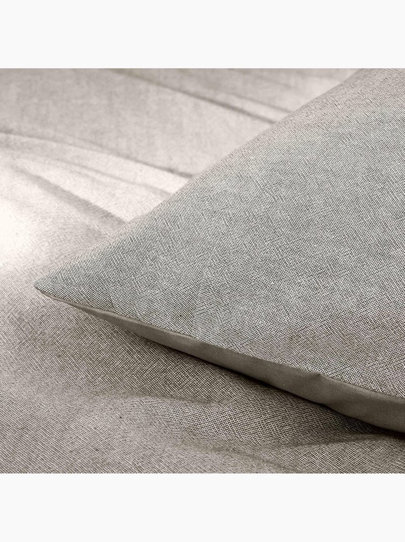 Juego de cama de Algodón Meline Douceur d'Intérieur Gris antracita - Kiabi