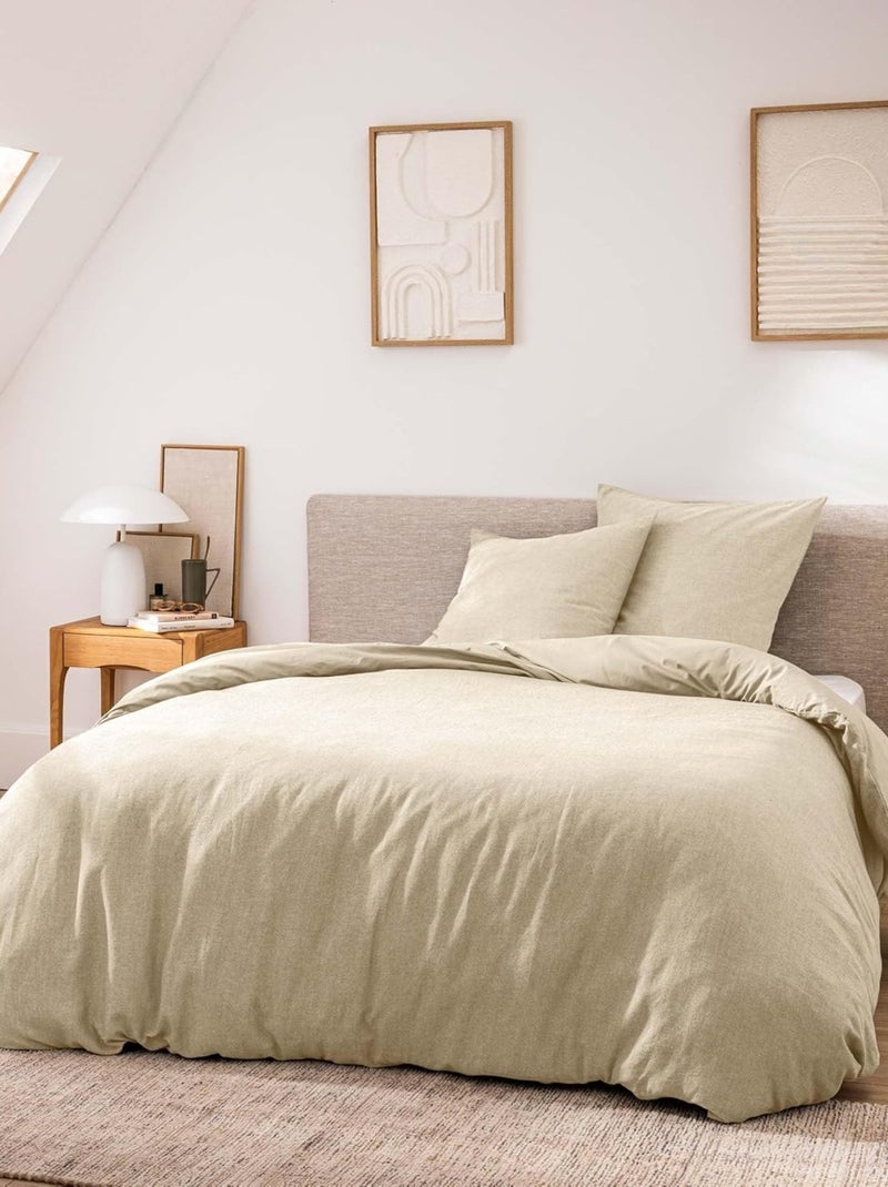 Juego de cama de Algodón Meline PROMO LINGE Beige - Kiabi