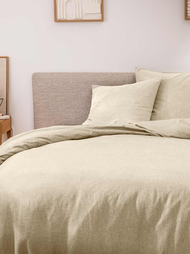 Juego de cama de Algodón Meline PROMO LINGE Beige - Kiabi