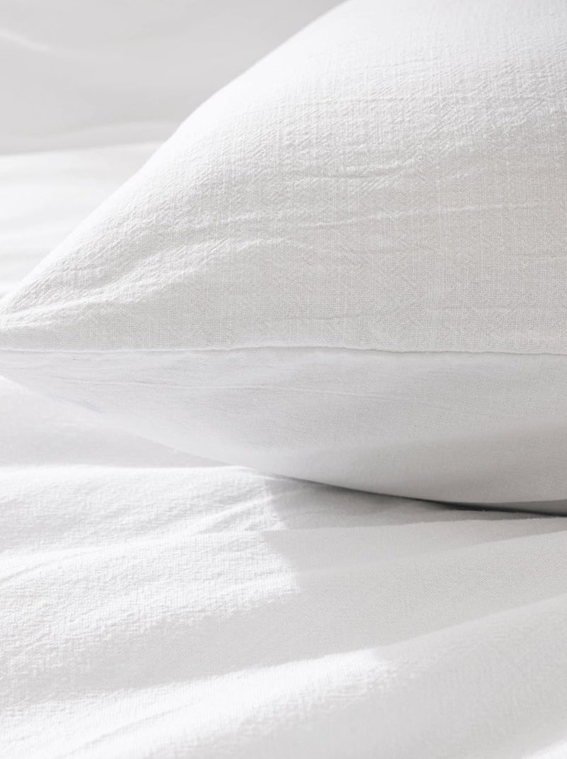 Juego de cama de Algodón Meline PROMO LINGE Blanco - Kiabi