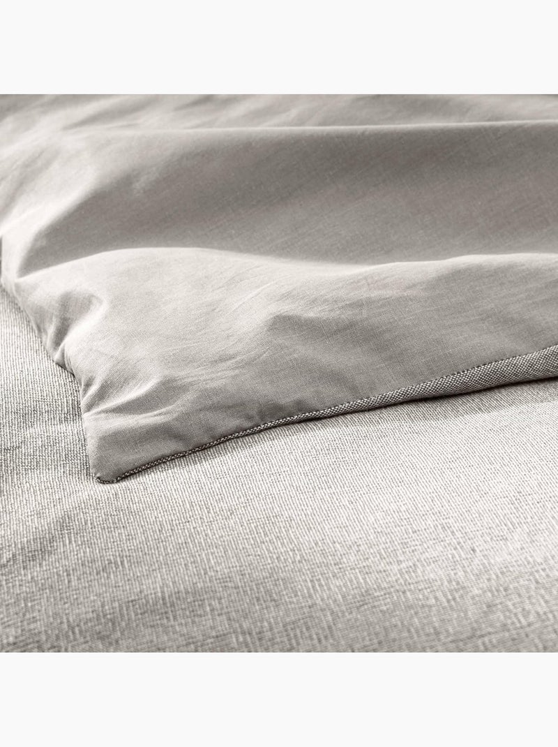 Juego de cama de Algodón Meline PROMO LINGE Gris antracita - Kiabi