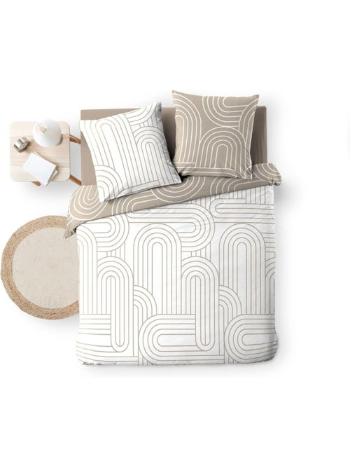 Juego de cama de algodón modul douceur d'intérieur - Kiabi Juego de cama de algodón modul douceur d'intérieur - Kiabi