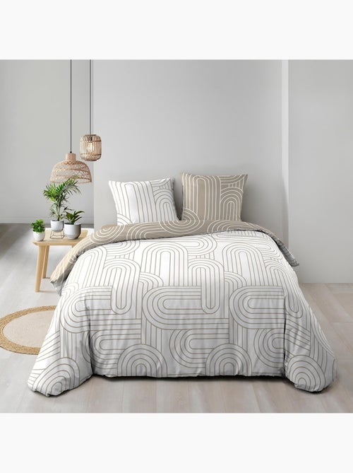 Juego de cama de algodón modul douceur d'intérieur - Kiabi Juego de cama de algodón modul douceur d'intérieur - Kiabi