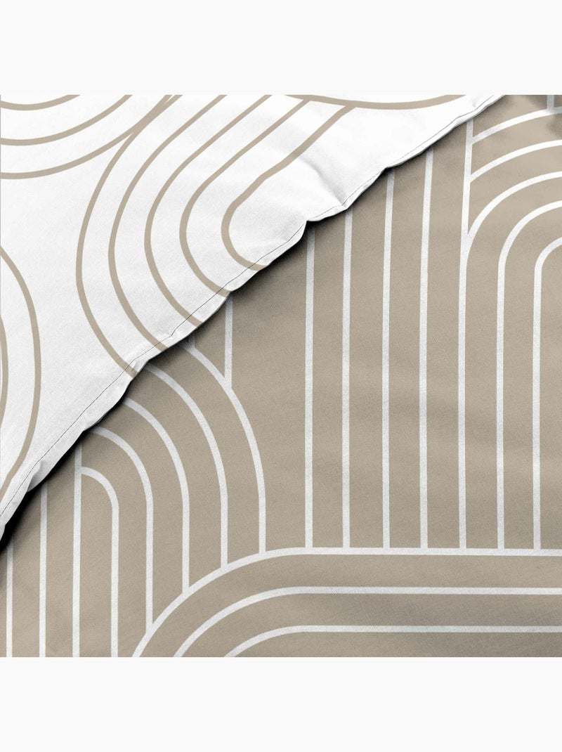 Juego de cama de algodón modul douceur d'intérieur Beige - Kiabi