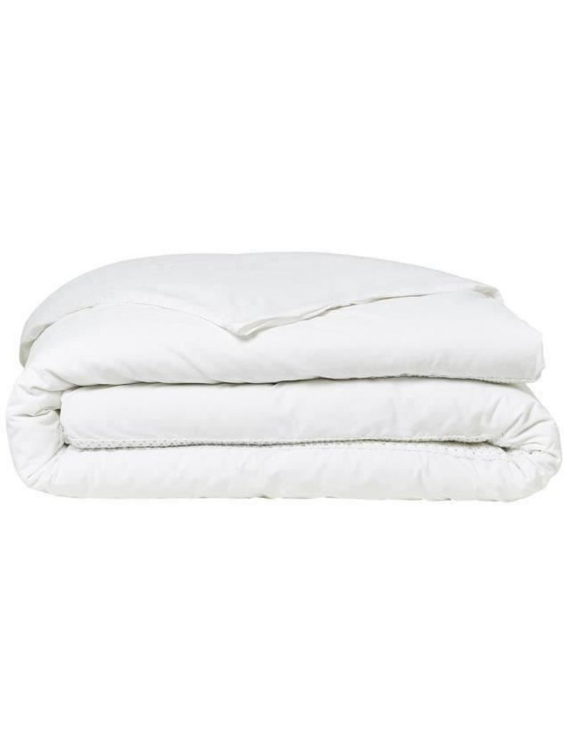 Juego de cama de algodón percal con detalles de macramé - AFIBEL Tiza - Kiabi
