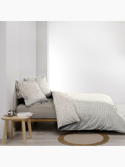 Juego de cama de algodón percal eliot douceur d'intérieur - Kiabi Juego de cama de algodón percal eliot douceur d'intérieur - Kiabi