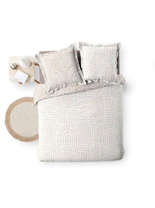 Juego de cama de algodón percal eliot douceur d'intérieur - Kiabi Juego de cama de algodón percal eliot douceur d'intérieur - Kiabi