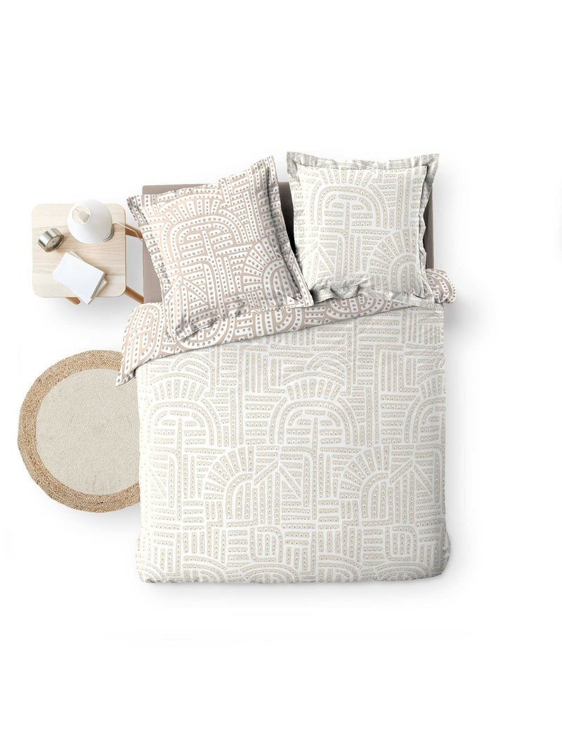 Juego de cama de algodón percal eliot douceur d'intérieur Beige - Kiabi