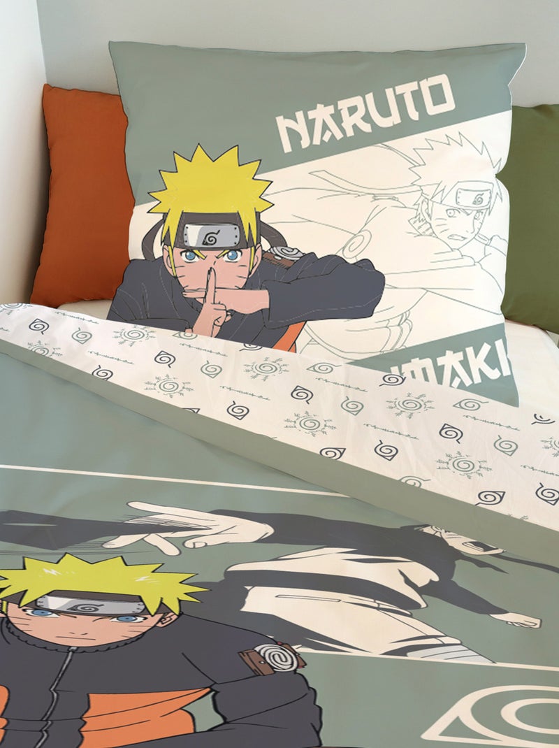 Juego de cama de algodón promo linge naruto Verde - Kiabi