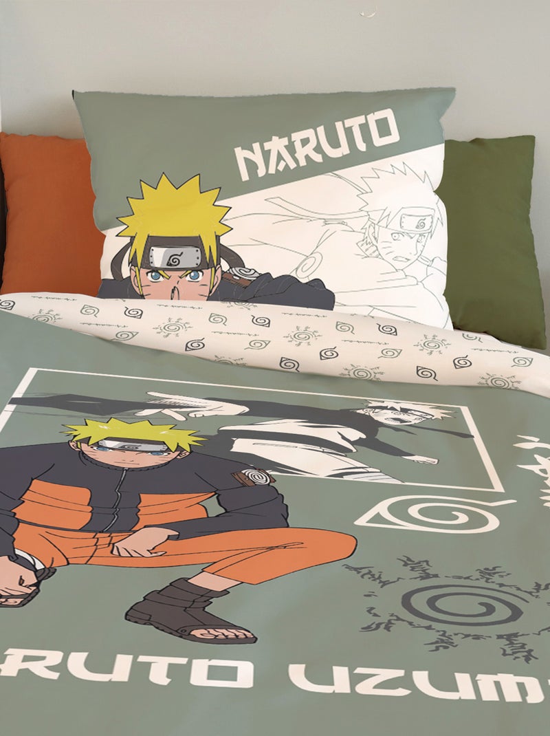 Juego de cama de algodón promo linge naruto Verde - Kiabi